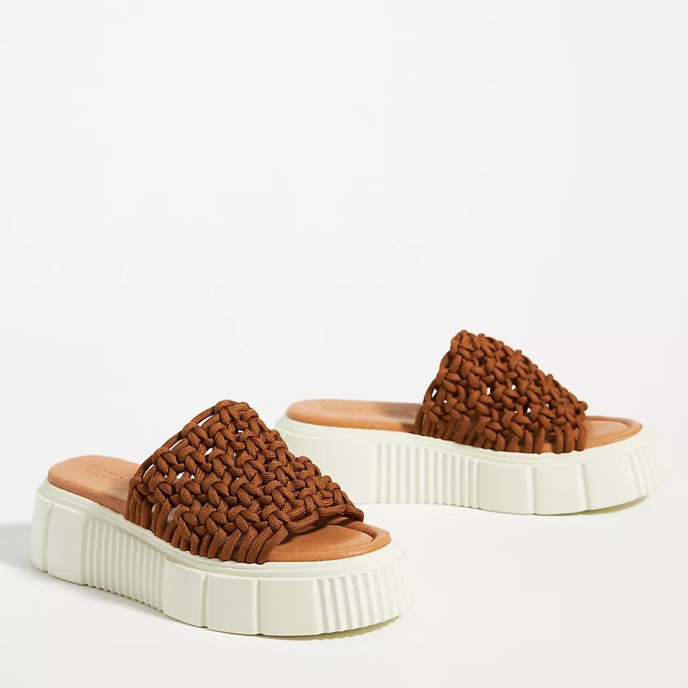 Size 38 Maeve Crochet Platform Sandals